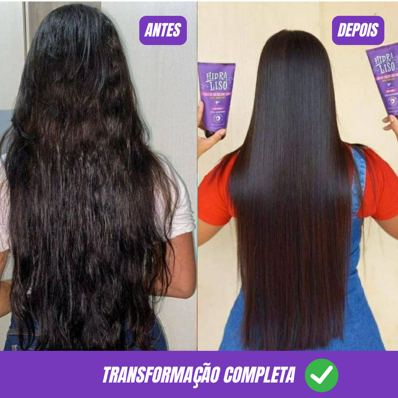 Progressiva - HidraLiso 1 Uni (Brinde, Shampoo + óleo)®